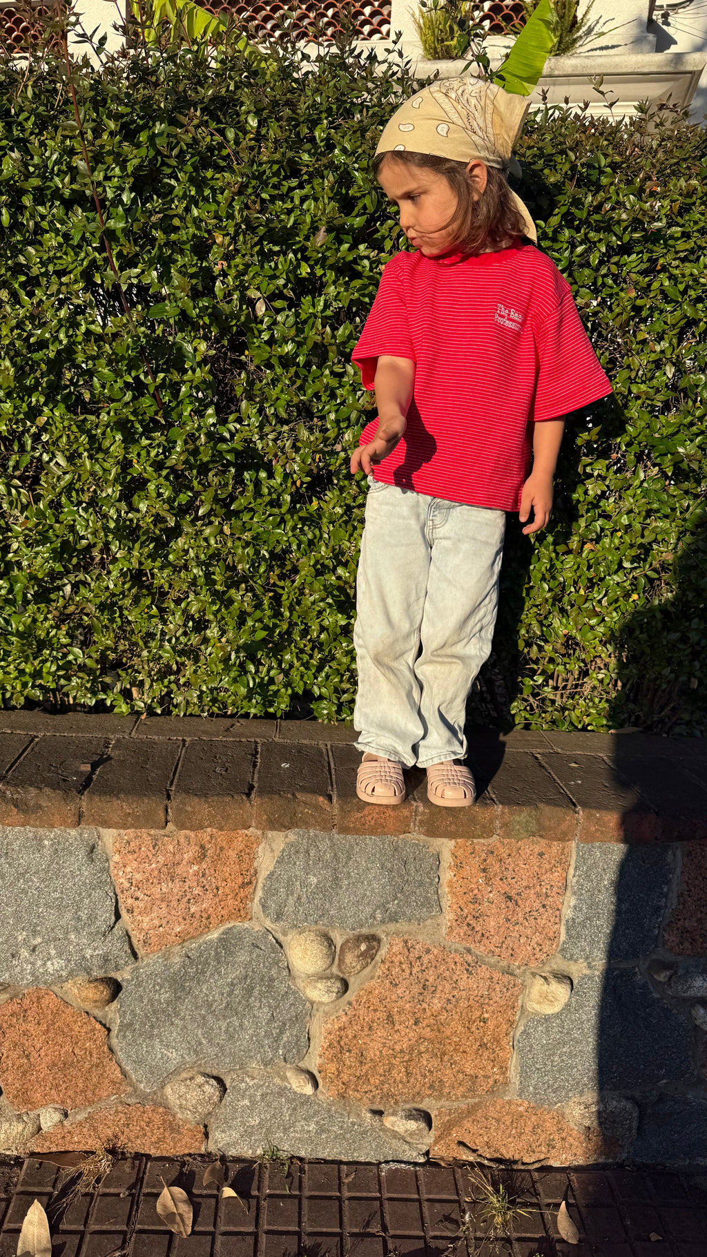 Remerón rayitas - rojo