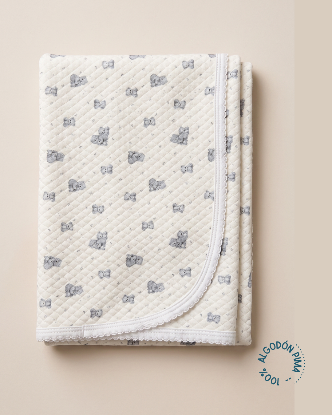 Manta Jacquard ositos