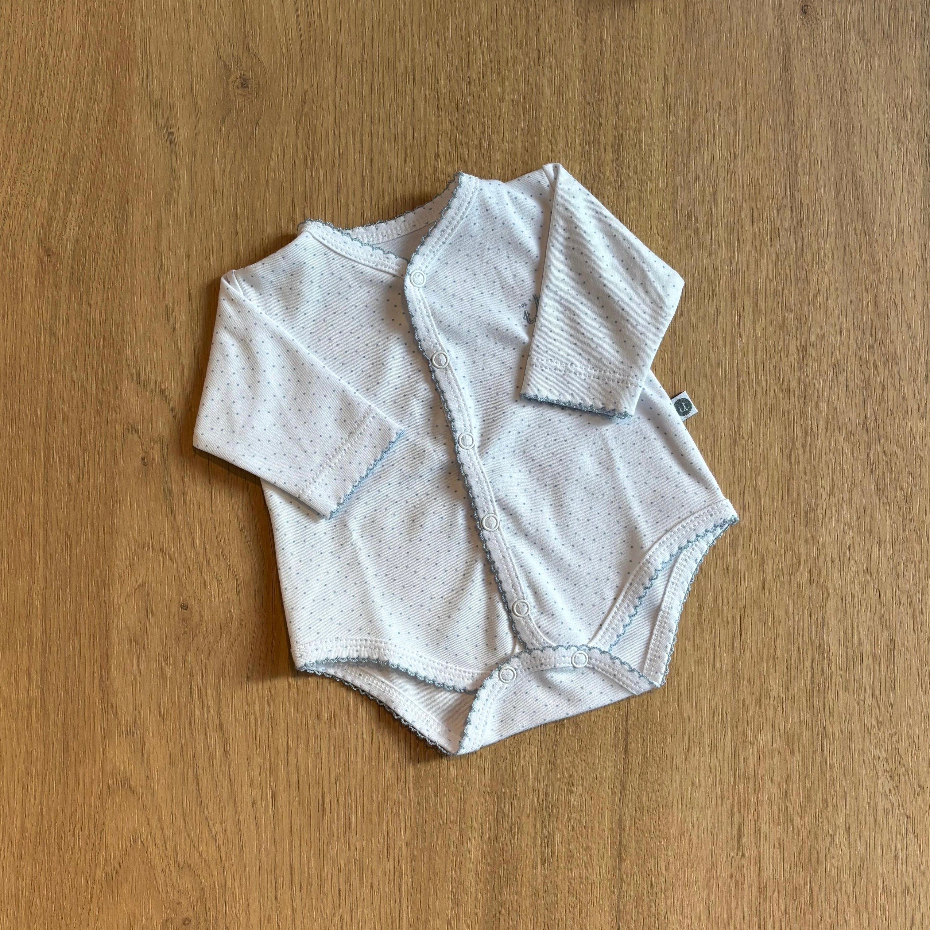 Body puntitos algodón pima