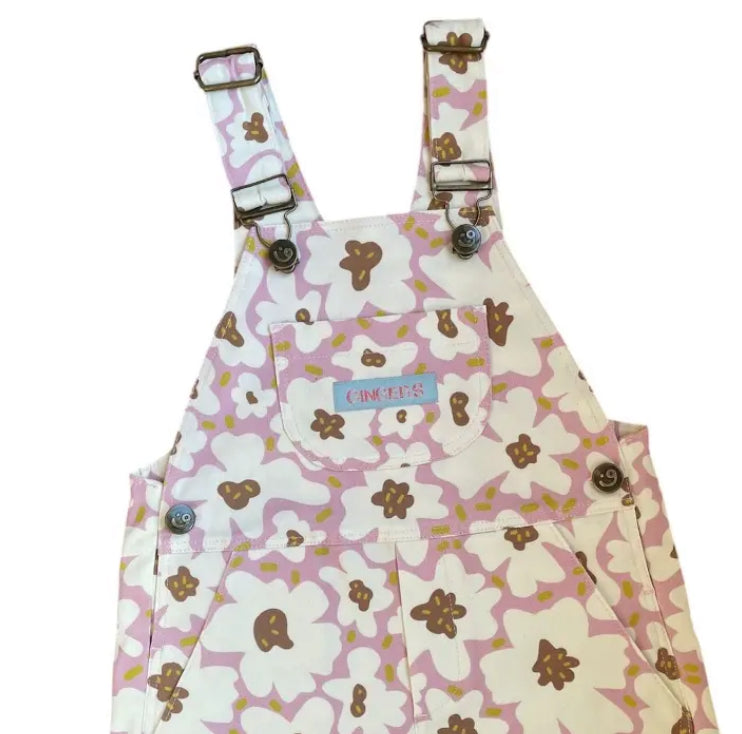 Enterito short Flores rosadas