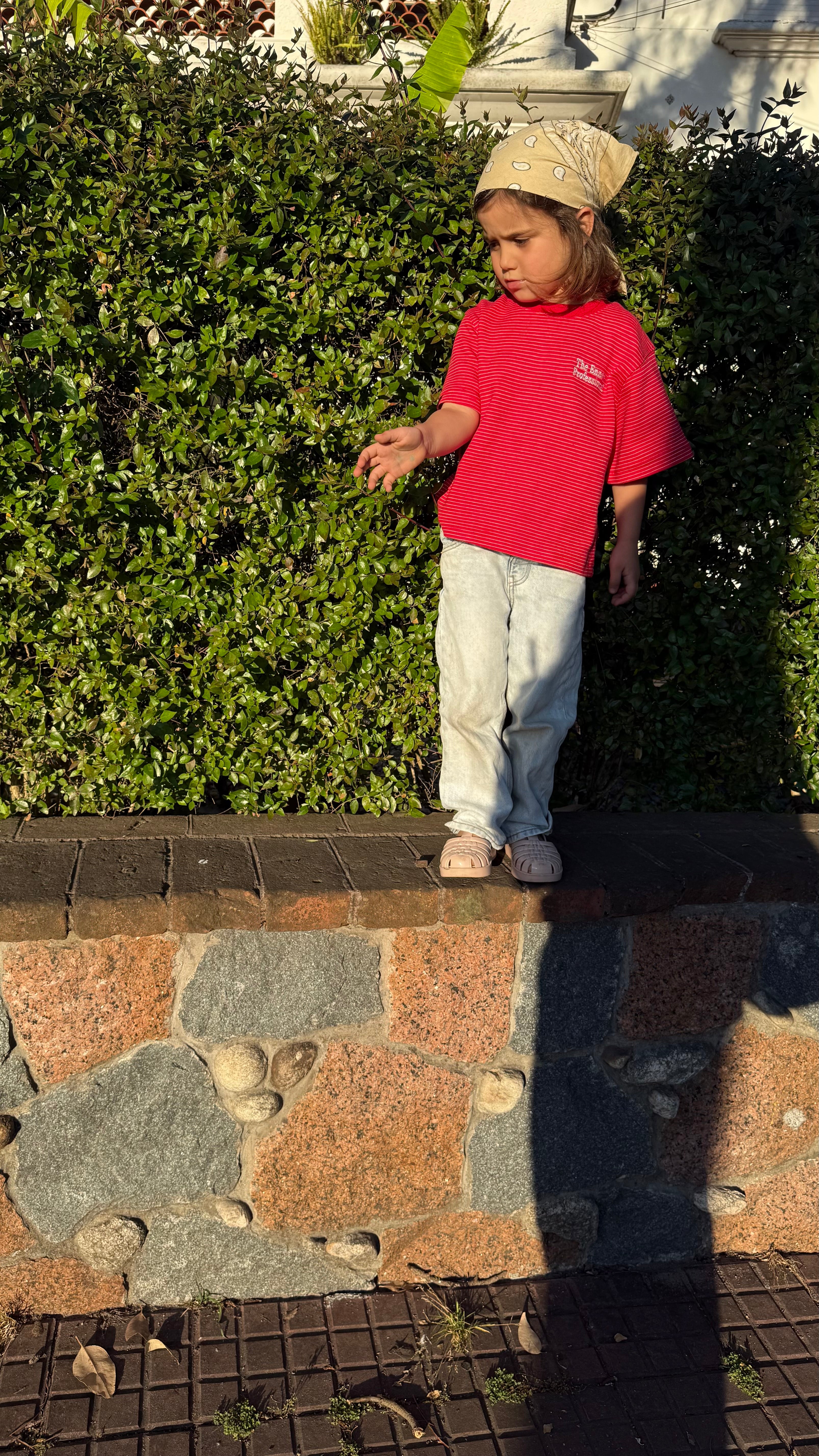 Remerón rayitas - rojo