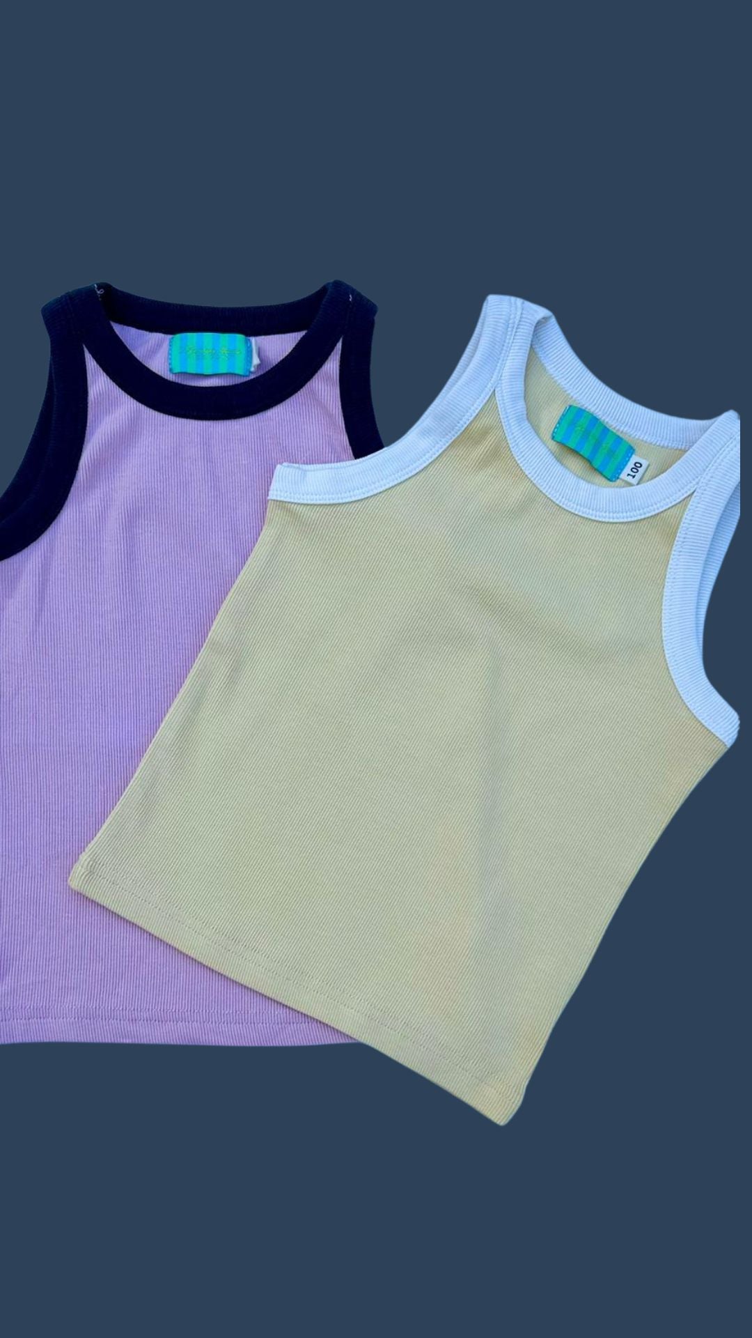 Musculosa rib niña- rosa