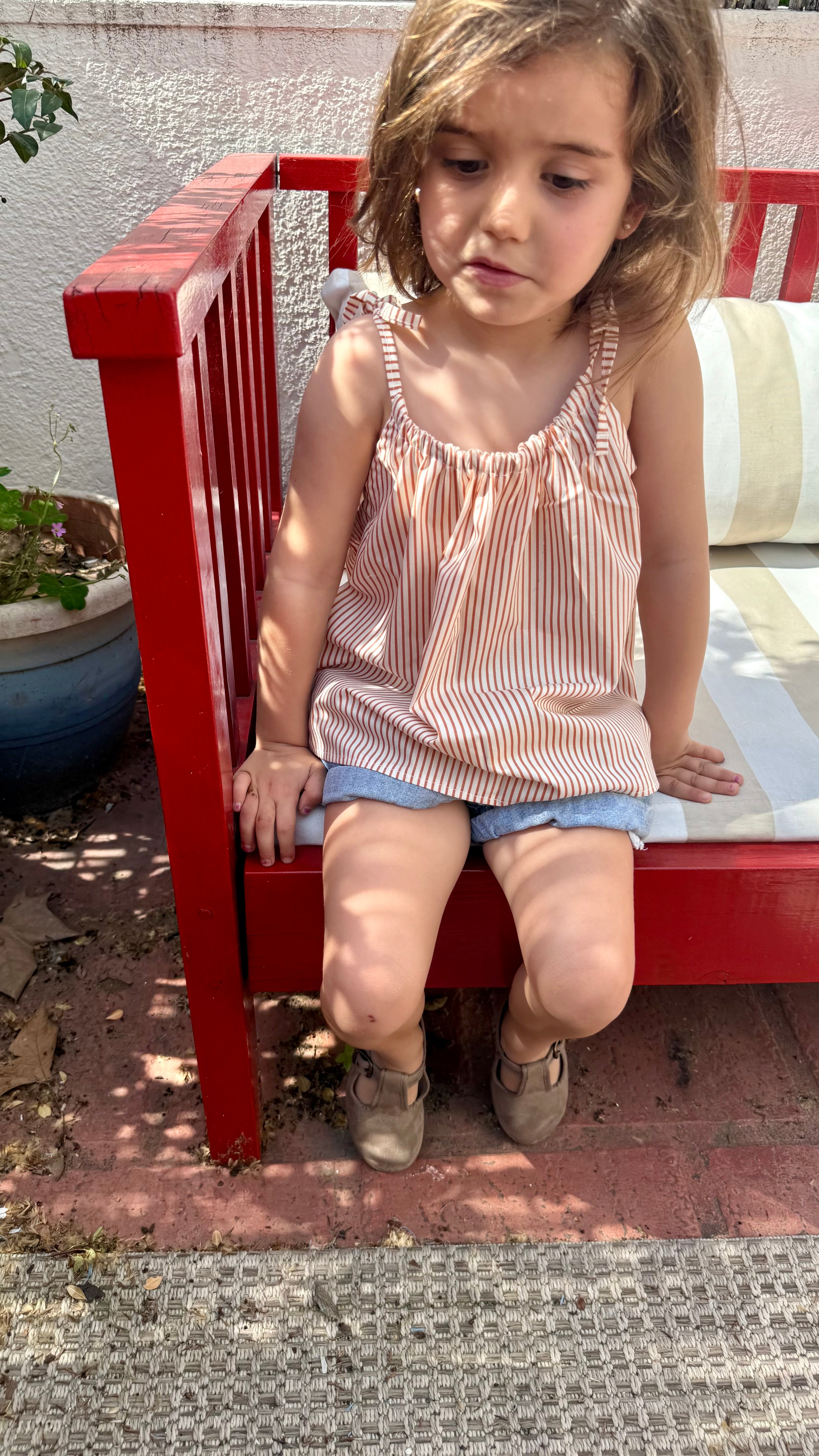 Top pima niña- rayas