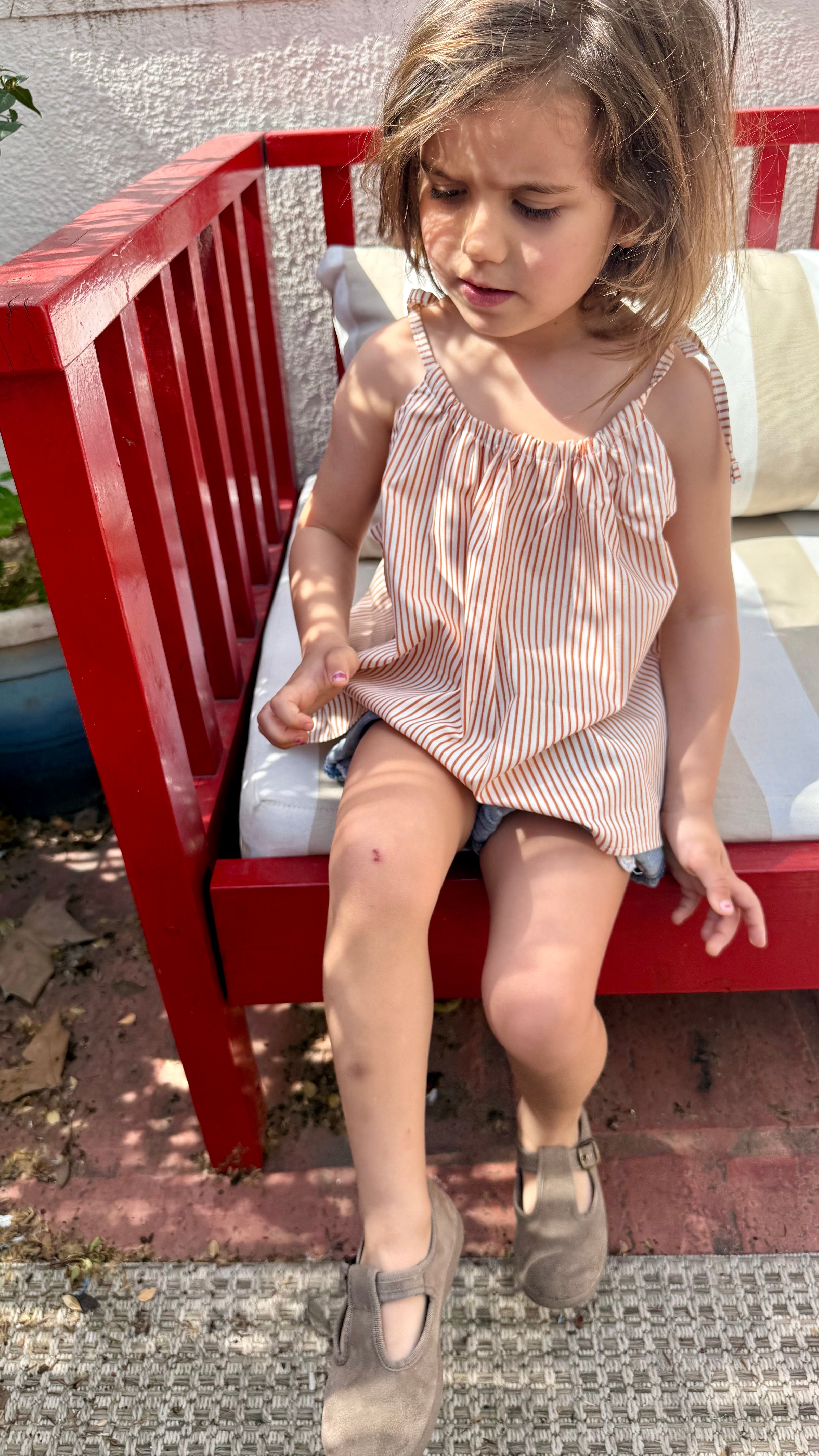 Top pima niña- rayas