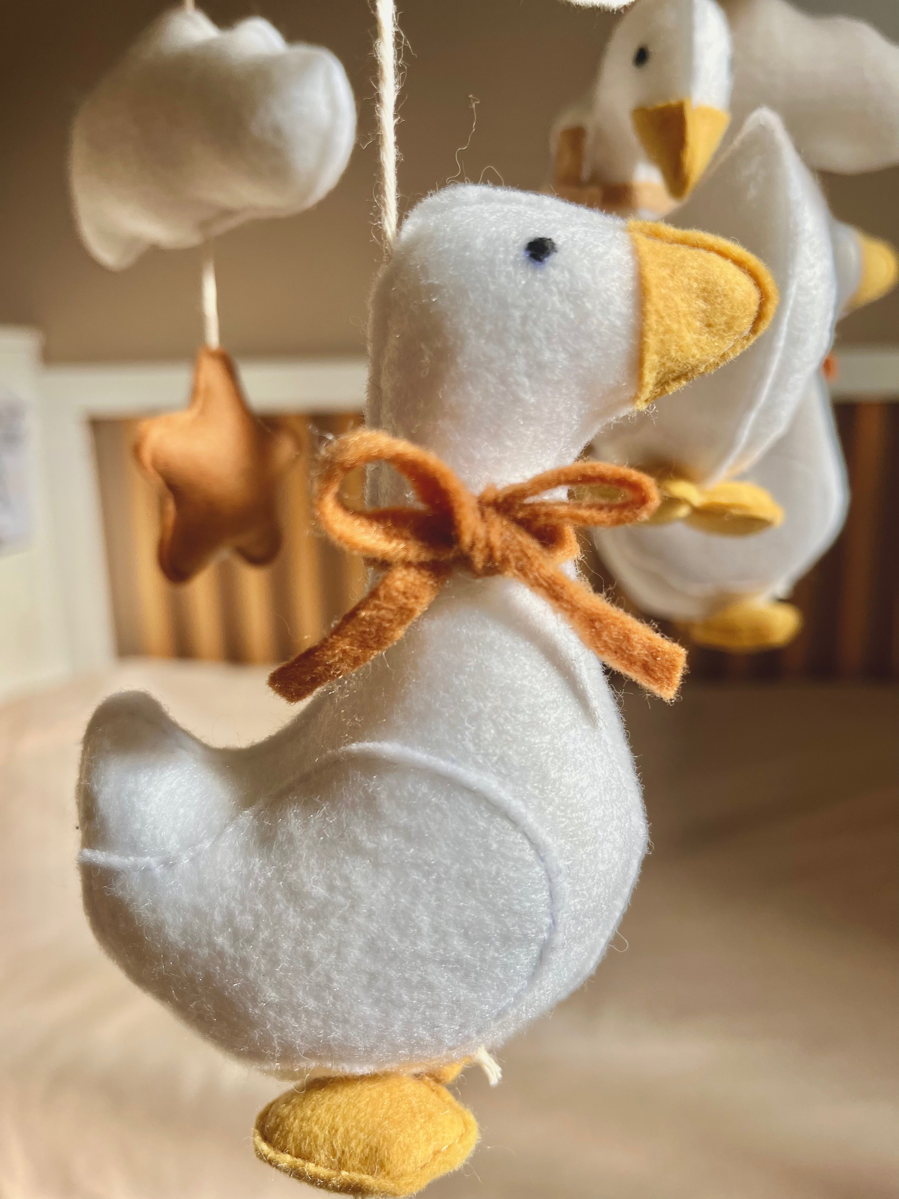 Móvil Patitos con soporte