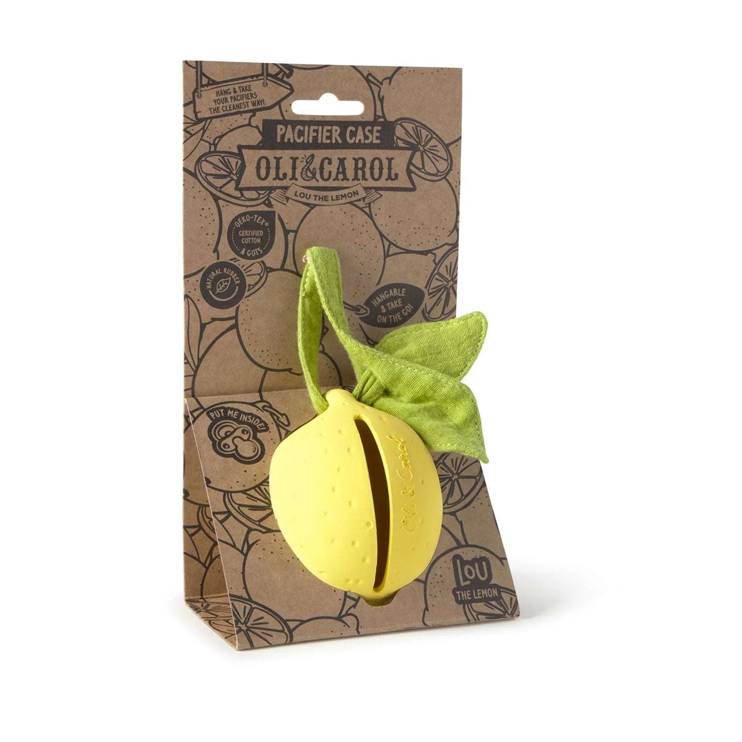 Portachupetes Lou the Lemon- Oli & Carol