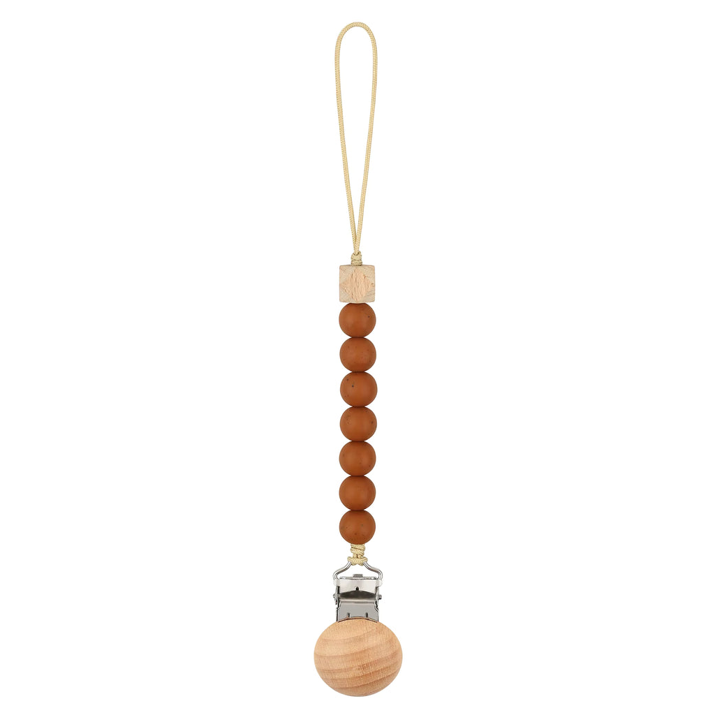 Porta chupete silicona y madera
