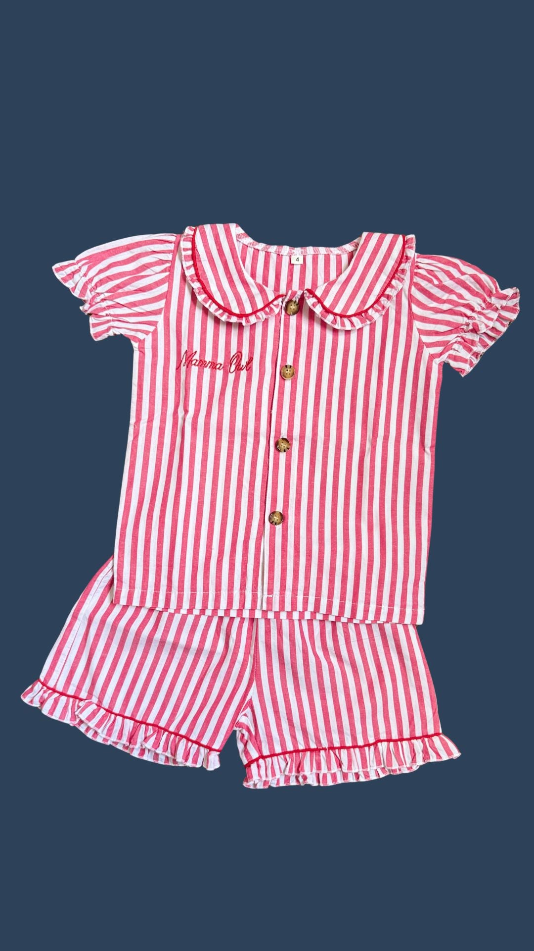 Pijama niña Wendy Rojo