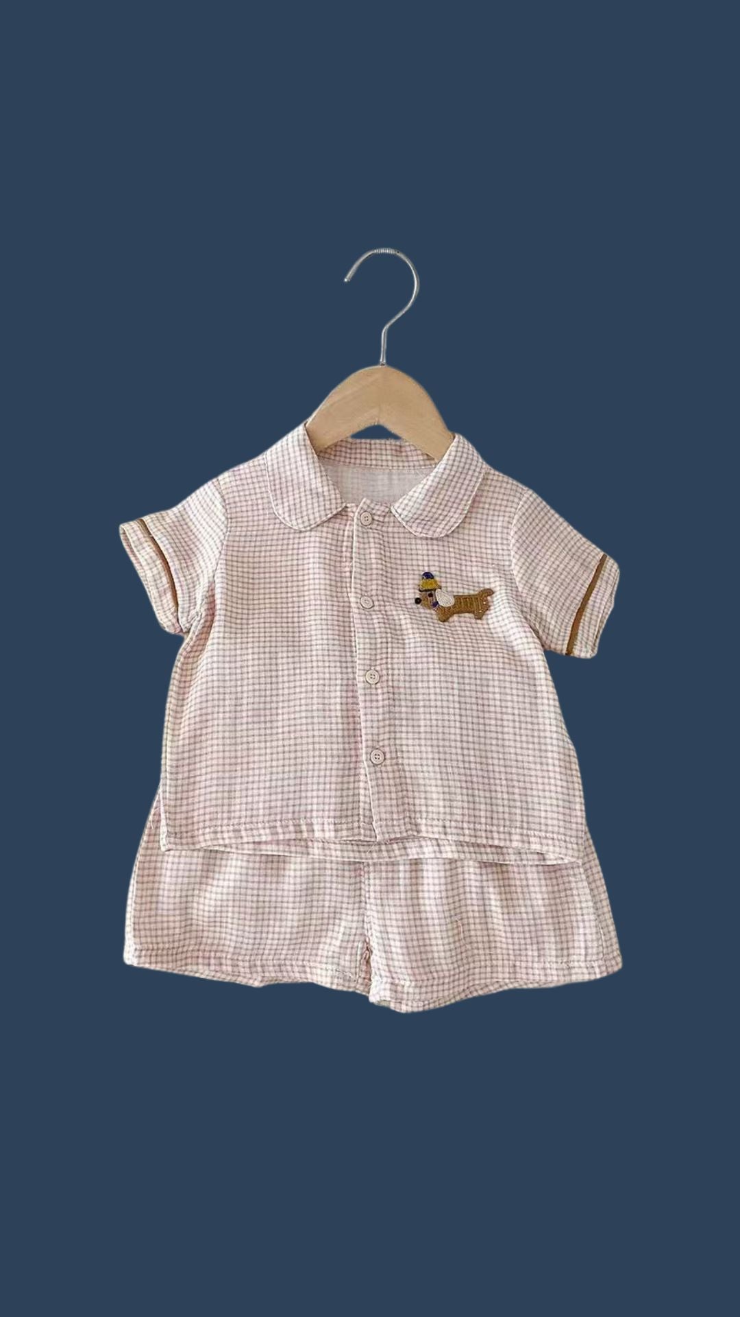 Pijama perro salchicha- Camel