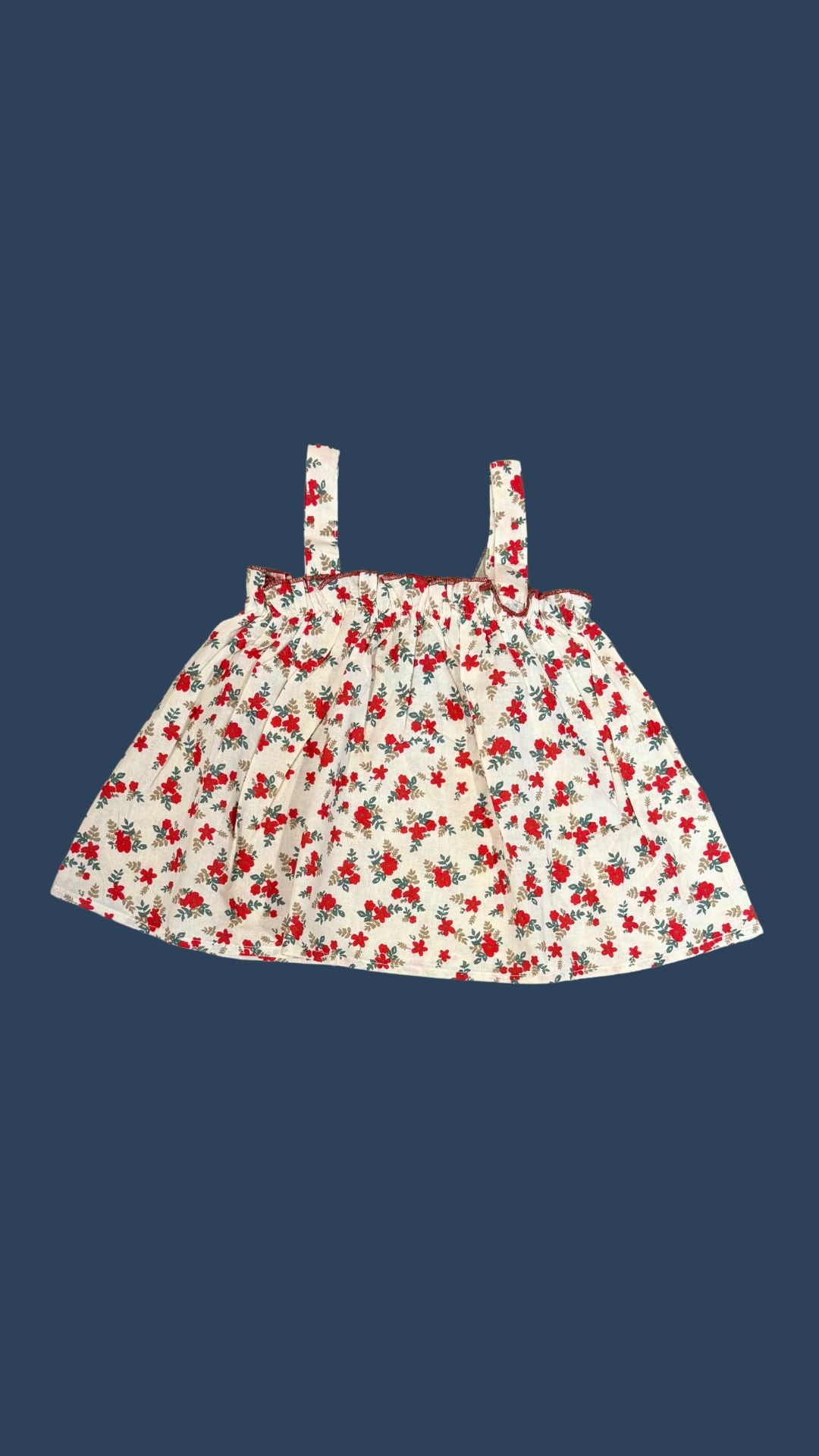 Camisa trapecio- Flores