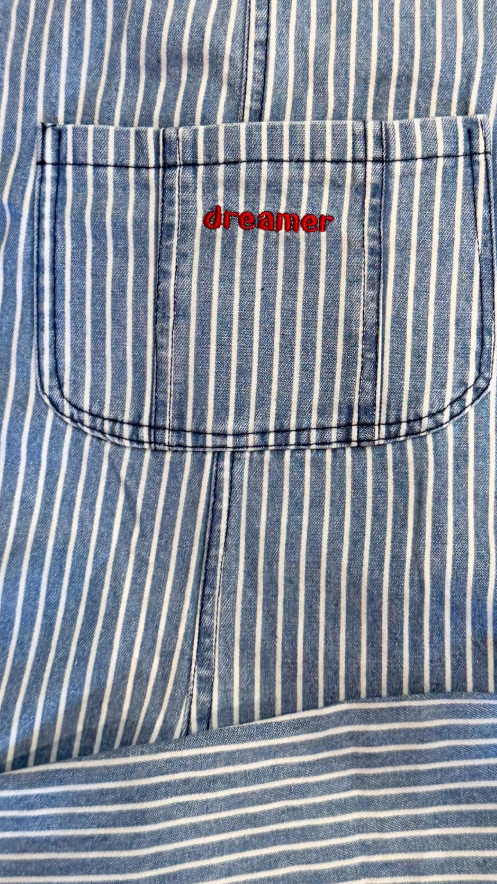 Enterito denim - Rayas