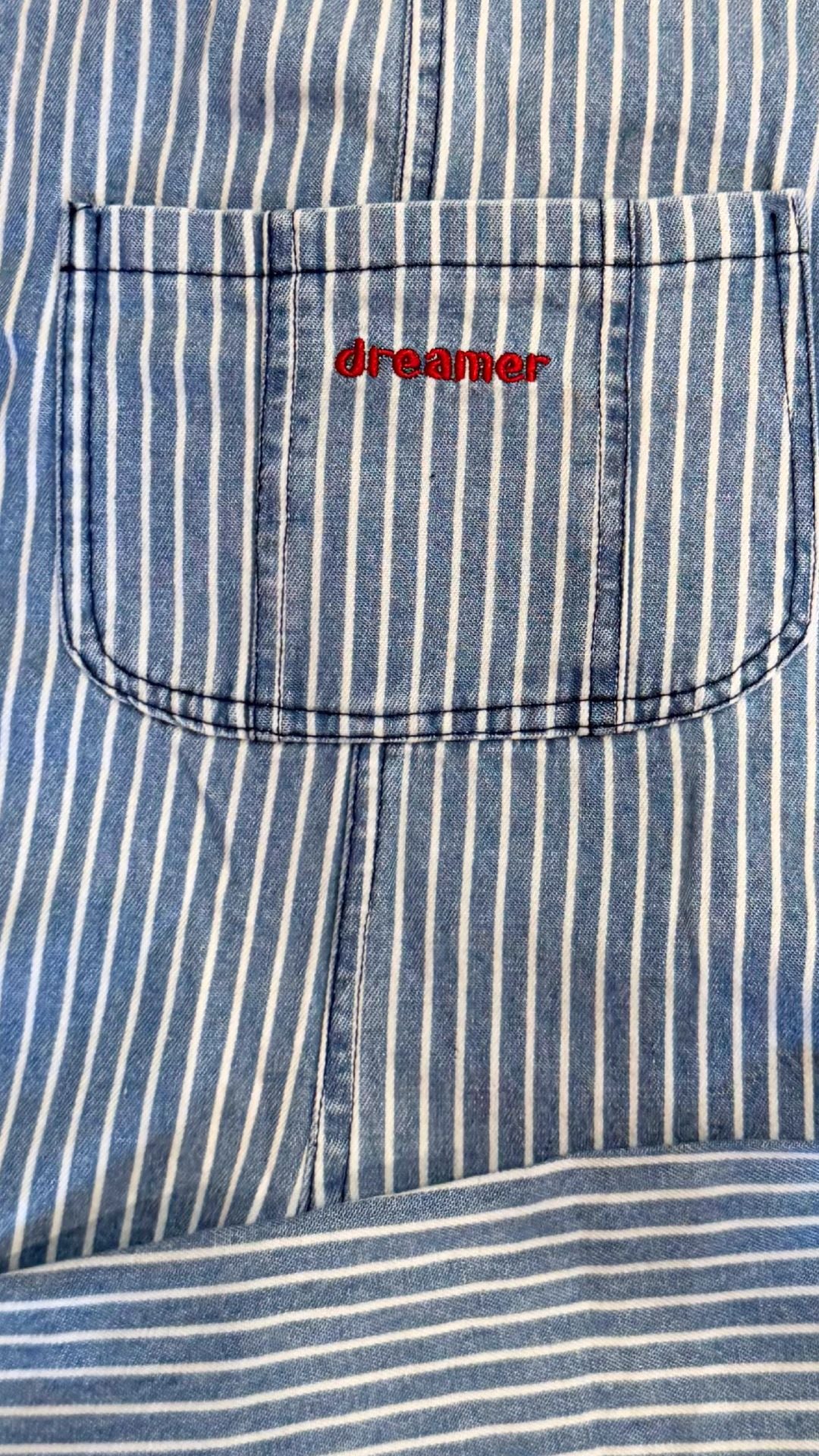 Enterito denim - Rayas